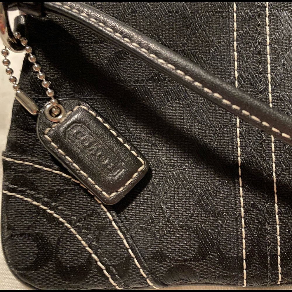 Black Coach Wristlet